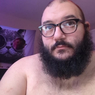 Stoned fluffy guy