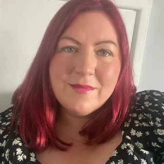 Curvy red head