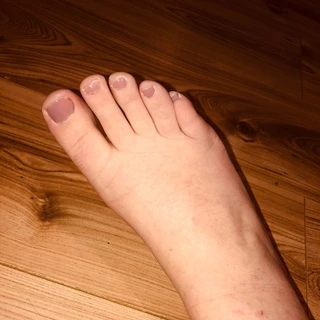 Megan’s uncensored feet