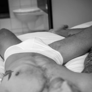 Nordic tattooed hunk