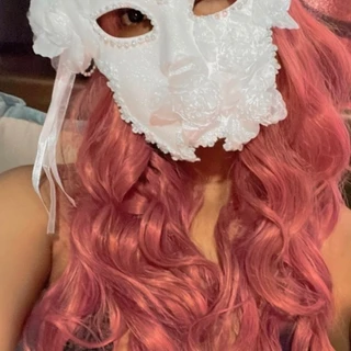 The girl in the mask
