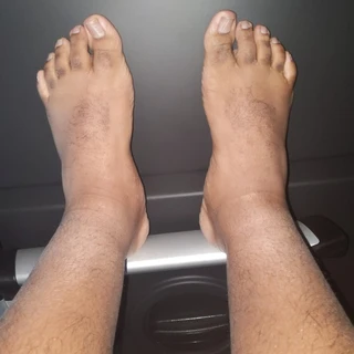 Big Hispanic Trucker Feet